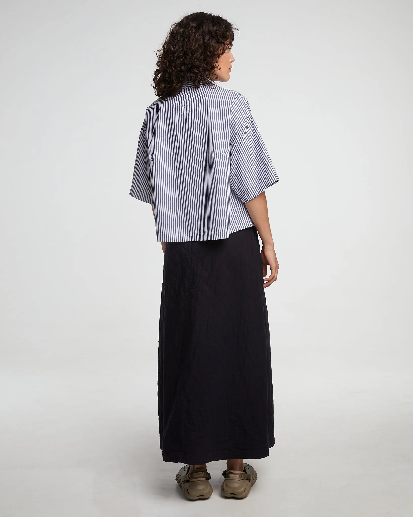 G.o.D Tulip Skirt Mighty Cotton Dark navy sold by Eat Dust product image thumbnail 5