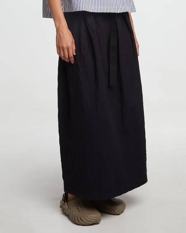 G.o.D Tulip Skirt Mighty Cotton Dark navy made by Eat Dust
