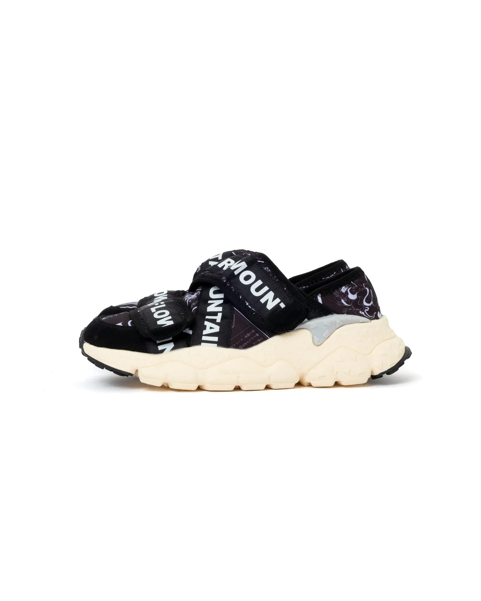 Flower Mountain New Camp Suede/Nylon Newspaper Black/White (Woman) sold by Eat Dust product image thumbnail 2