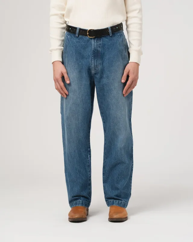 Oakland Chino 15Oz Denim Indigo made by Eat Dust