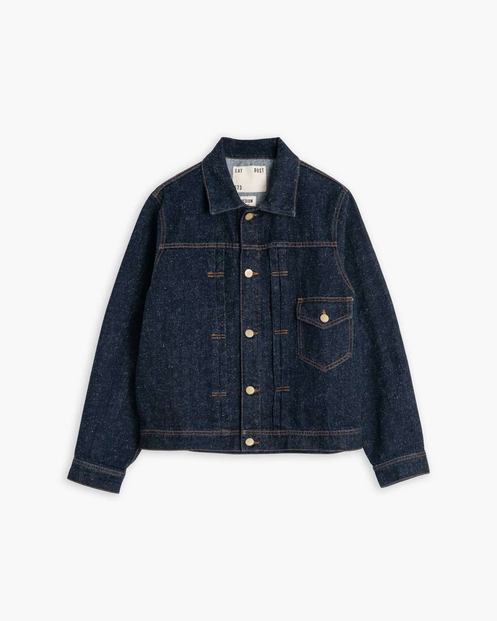Type Dust 1 Jacket Neppy Denim Indigo sold by Eat Dust product image thumbnail 3