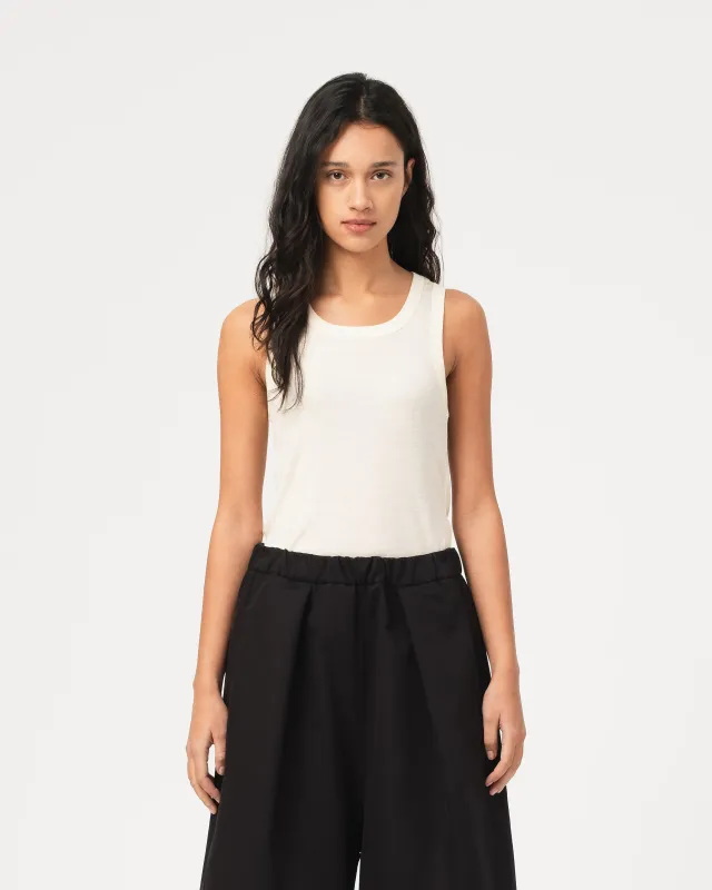 G.o.D Body Top Rib Wool Off White made by Eat Dust