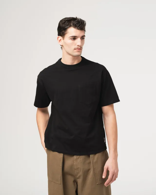 Quarterback-T Heavy Open End Jersey Black made by Eat Dust