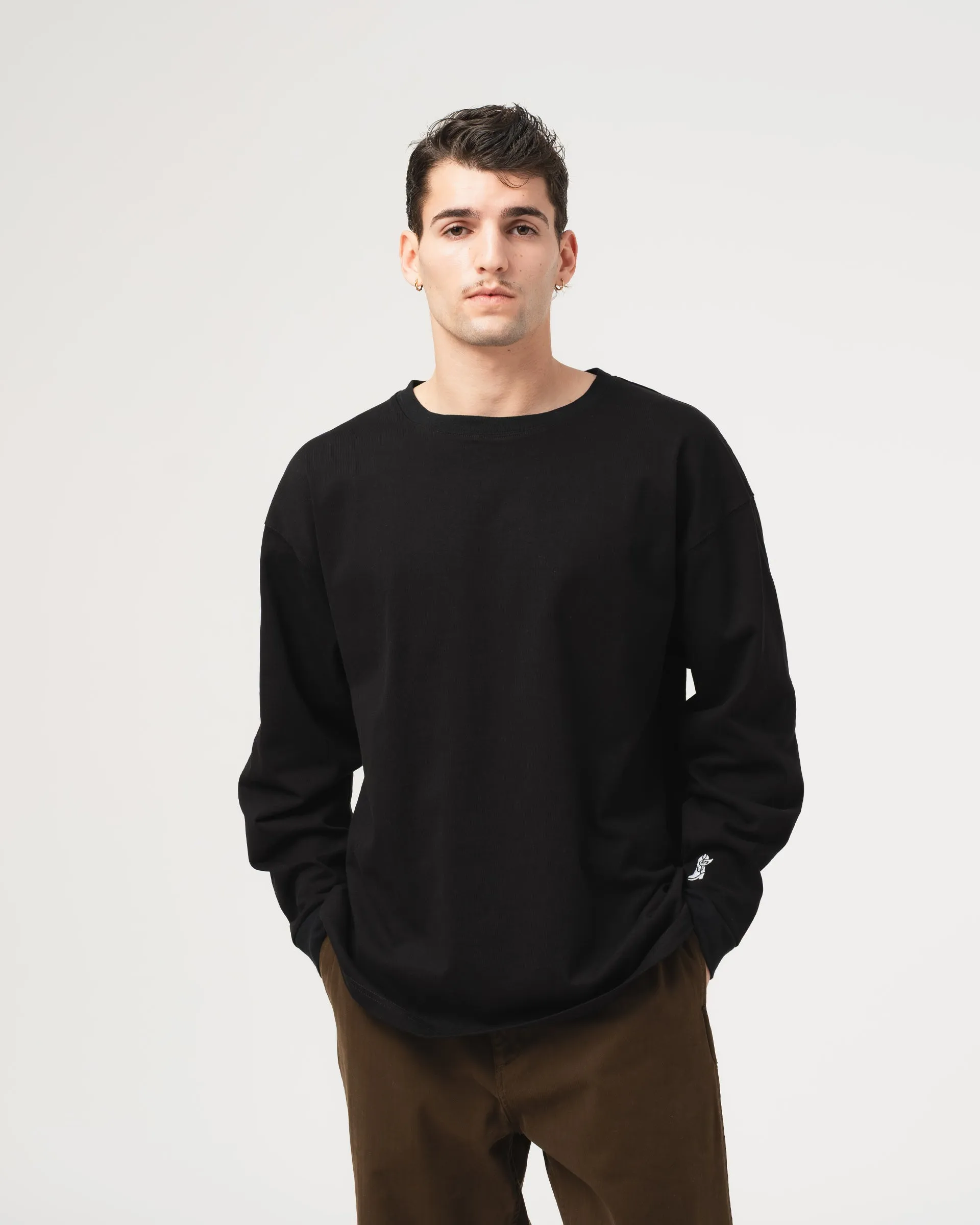 Baseball T Heavy Opn End Jersey Black sold by Eat Dust
