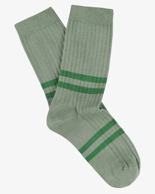 Escuyer Stripes Socks Agave / Green made by Escuyer