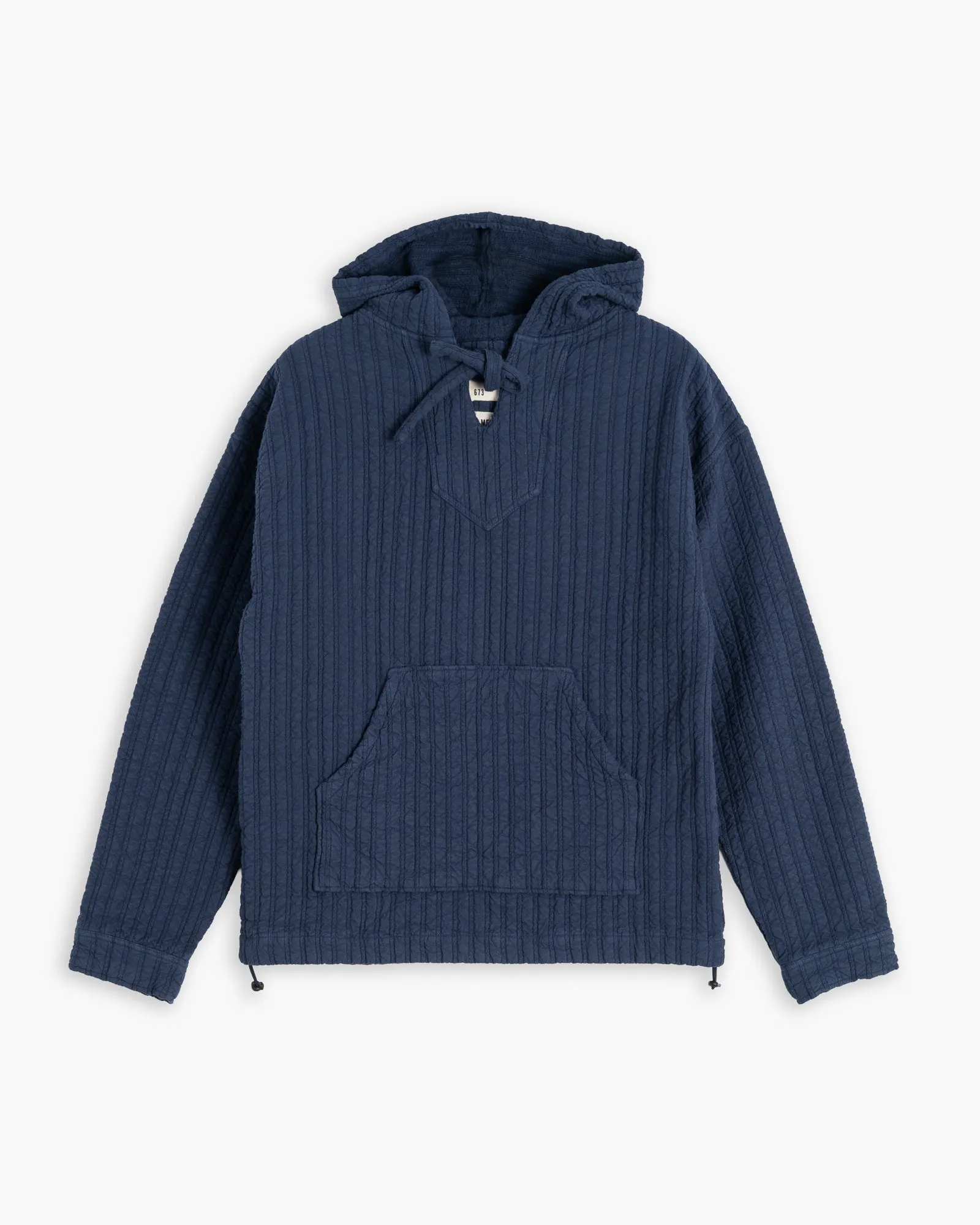 Baja Hoodie Dutton Jacquard Mood Indigo sold by Eat Dust product image thumbnail 3