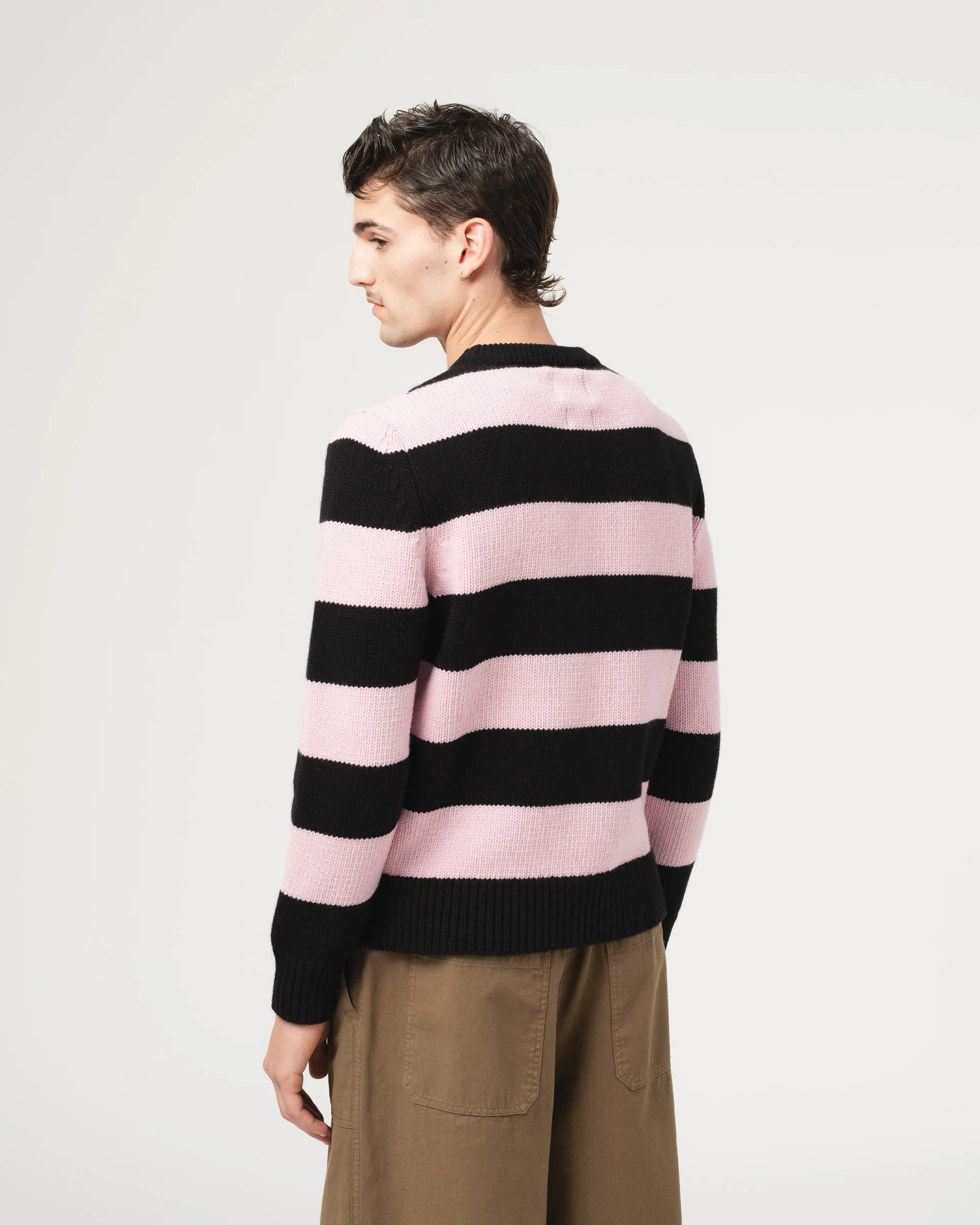 Club Sweater Delta Yarn Black/Pink Stripes sold by Eat Dust product image thumbnail 5