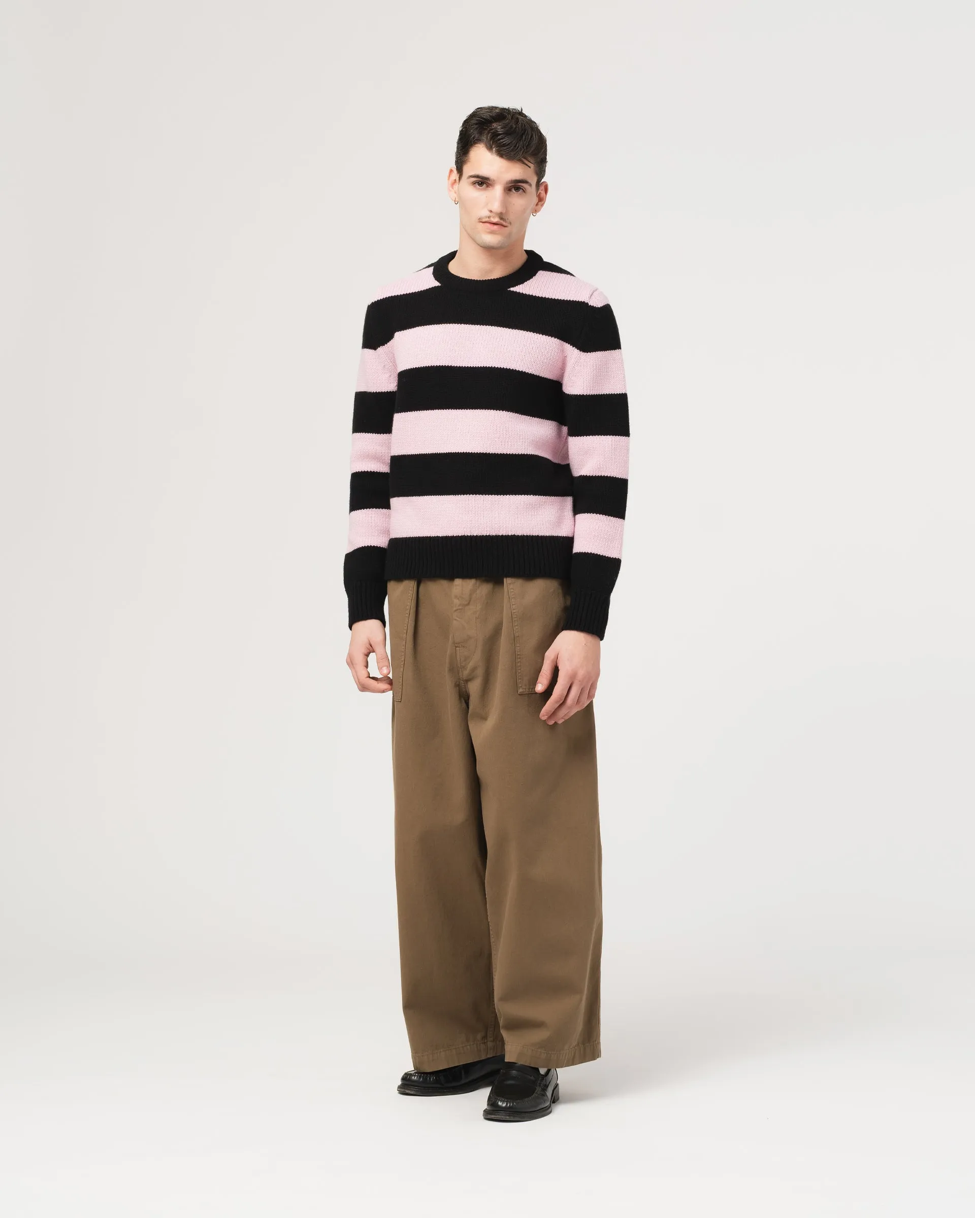 Club Sweater Delta Yarn Black/Pink Stripes sold by Eat Dust product image thumbnail 2