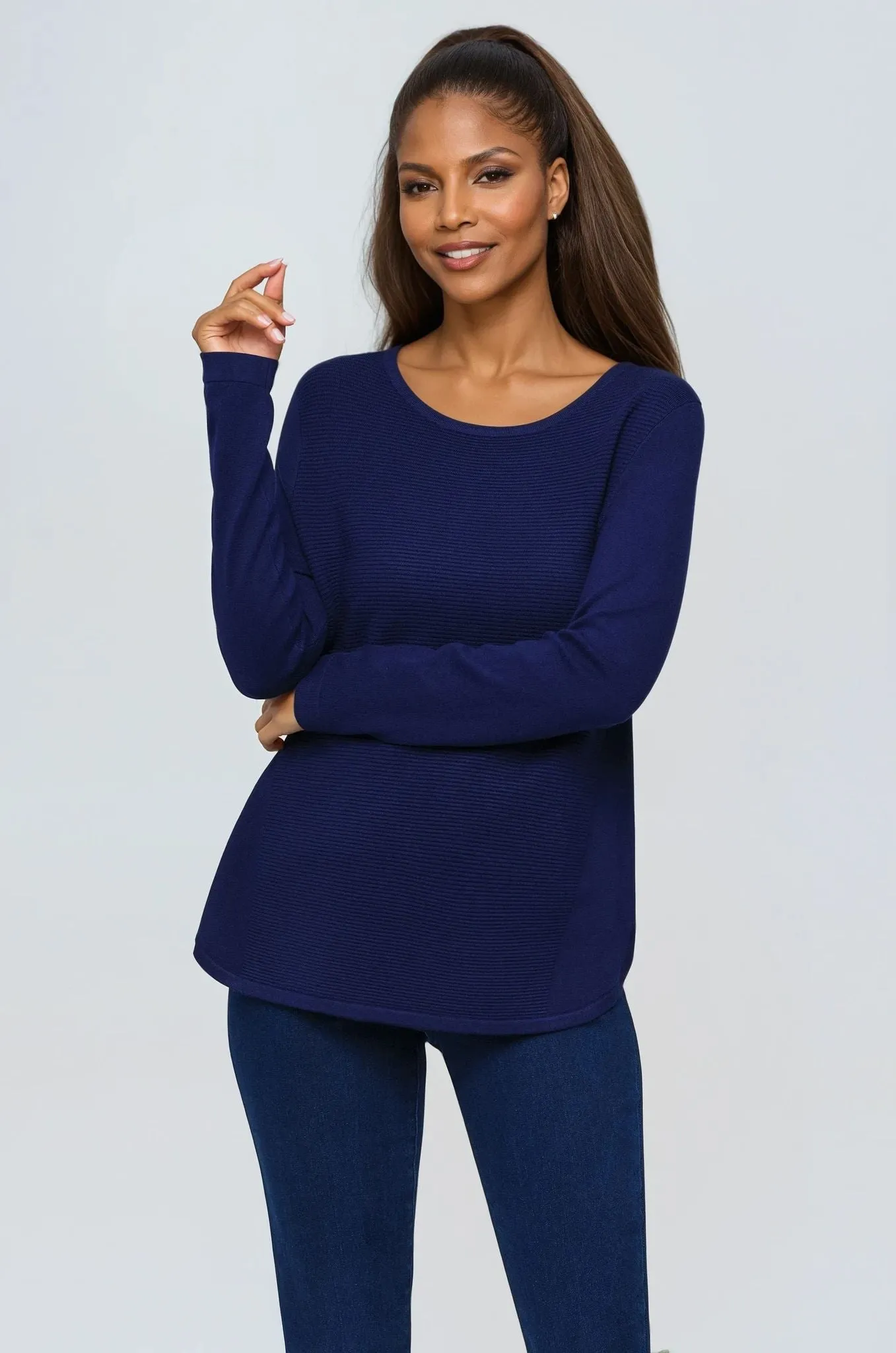 Ripstop Scoop Knit Sweater sold by Blue Faithful