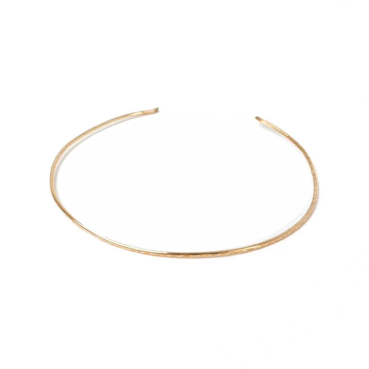 Lana Hammered Brass Collar Necklace sold by Forai product image thumbnail 2