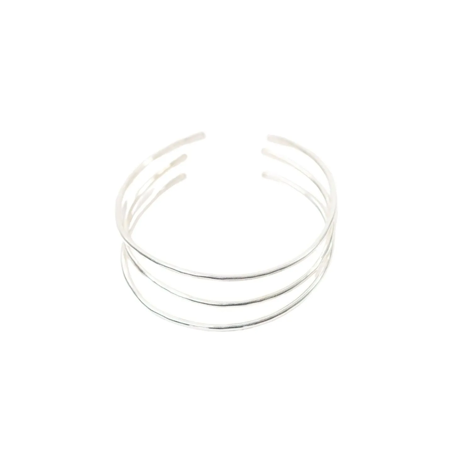 Hammered Sterling Silver Bangle sold by Forai product image thumbnail 3