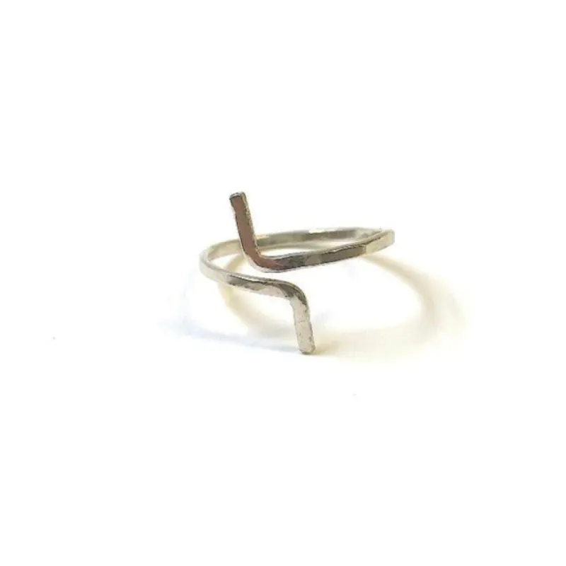Shanta Hand-hammered Sterling Silver Ring sold by Forai