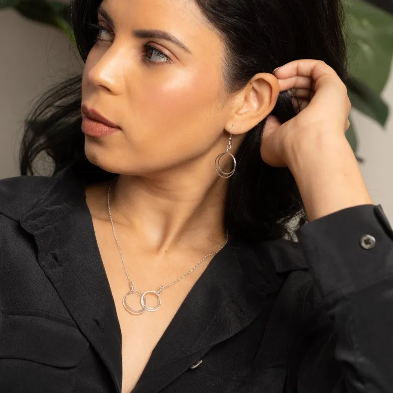 Zomi Circles of Unity Necklace in Sterling Silver sold by Forai