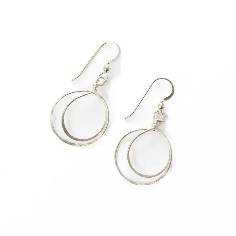Zomi Circles of Unity Earrings in Silver sold by Forai
