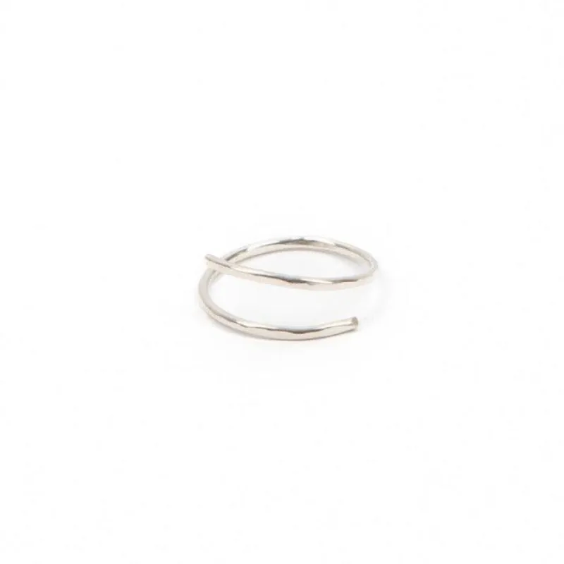 Hand-Hammered Sterling Silver Wrap Ring sold by Forai