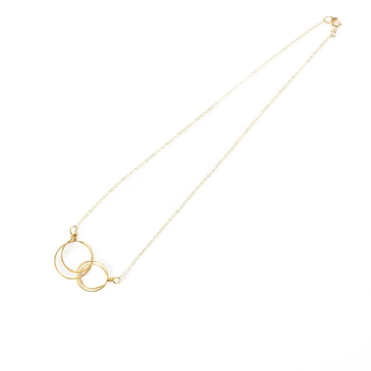 Zomi Circles of Unity Necklace in Gold sold by Forai
