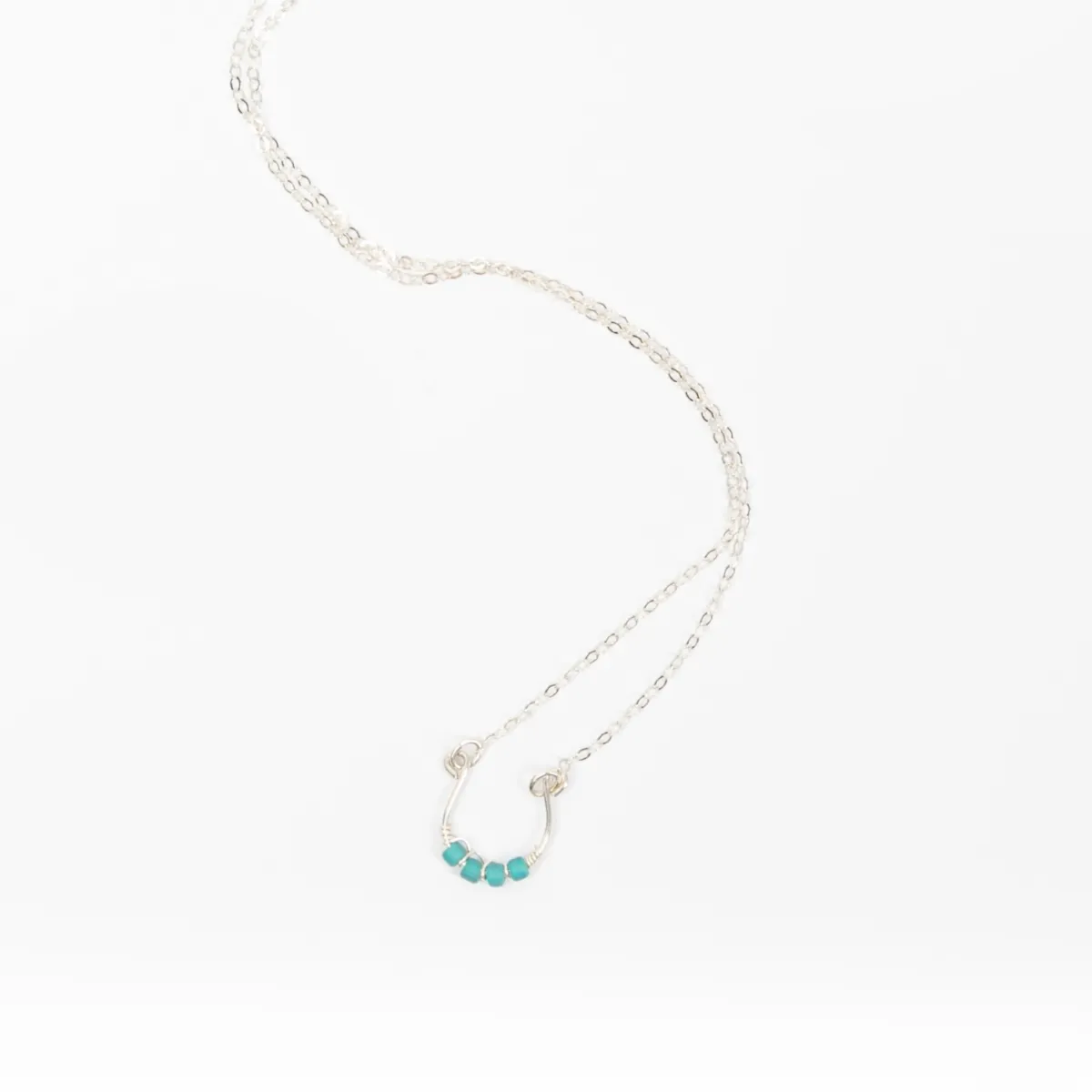 Moab Western Beaded Necklace in Sterling Silver sold by Forai product image thumbnail 3