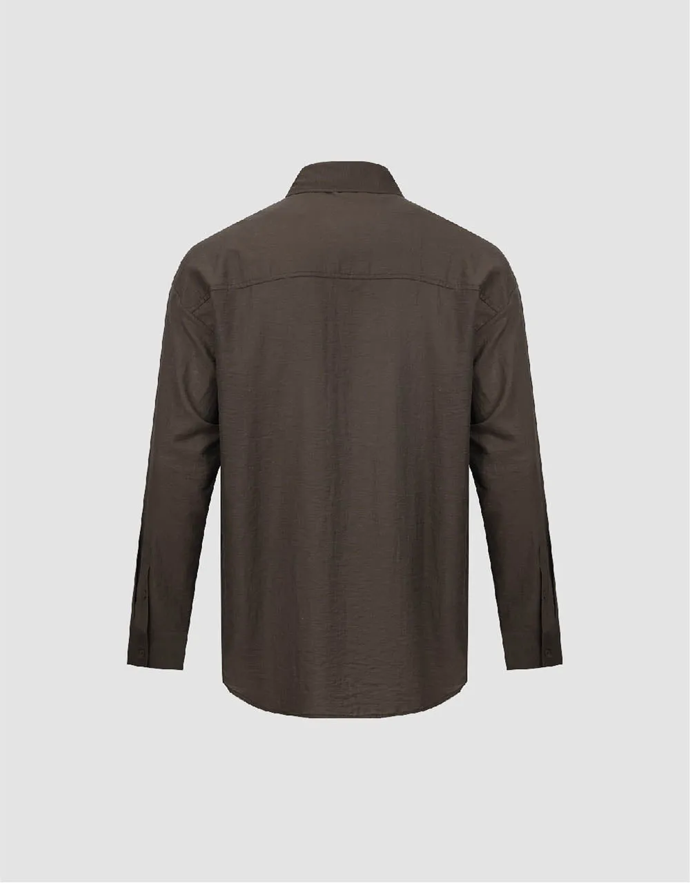 Button Up Loose Shirt sold by Urban Revivo product image thumbnail 5