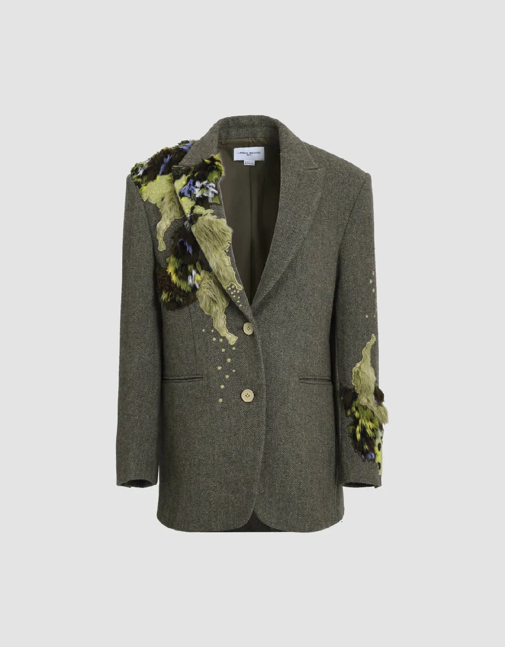 Peak Lapel Straight Tailored Blazer sold by Urban Revivo product image thumbnail 2