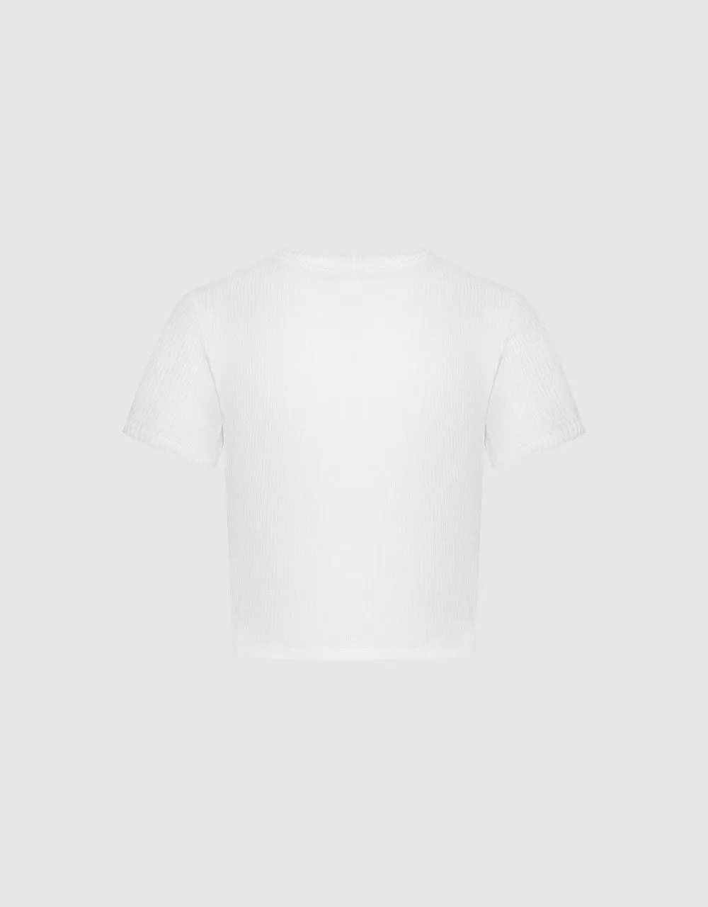 Crew Neck Skinny T-Shirt sold by Urban Revivo product image thumbnail 5