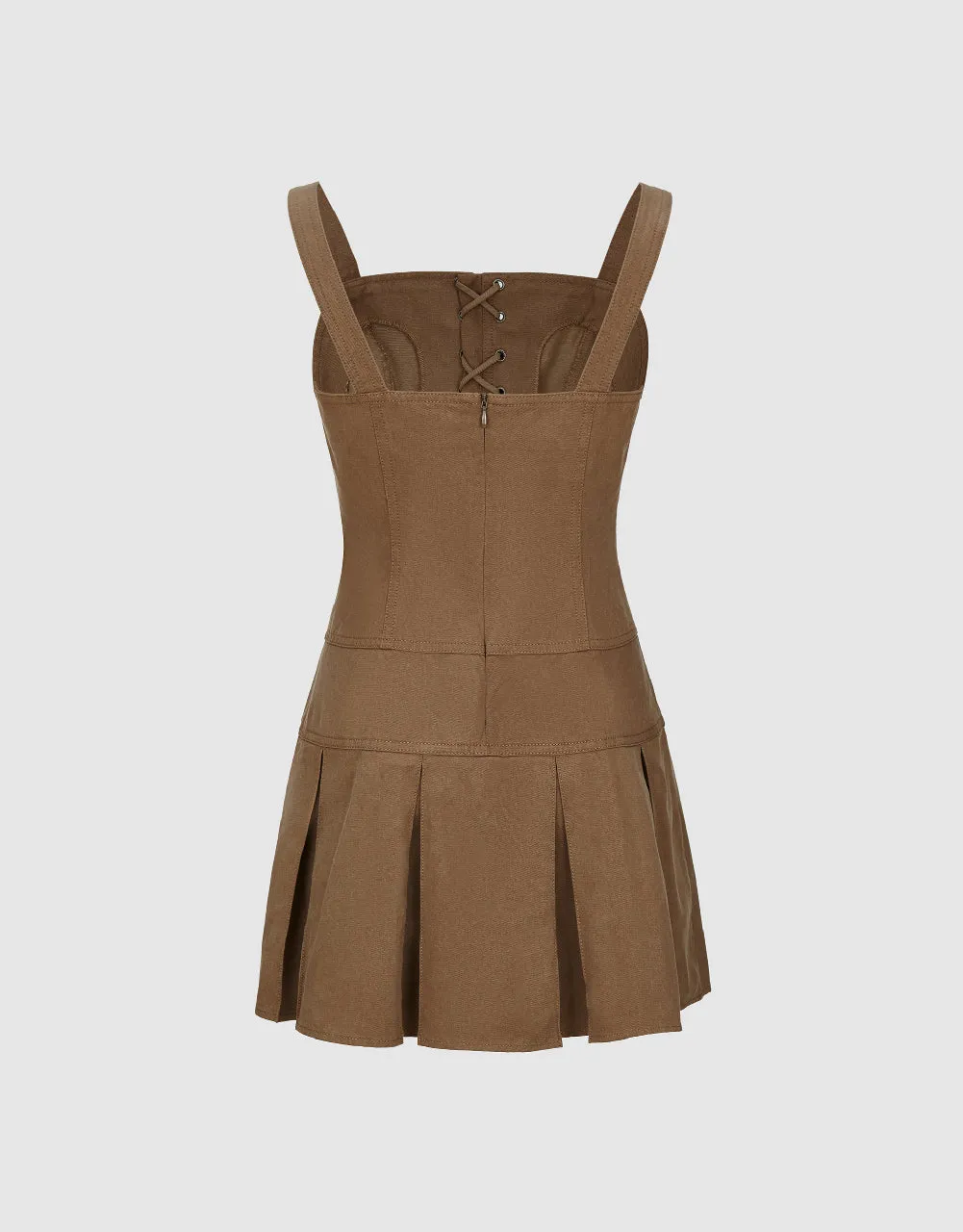Pleated Mini A-Line Dress sold by Urban Revivo product image thumbnail 5