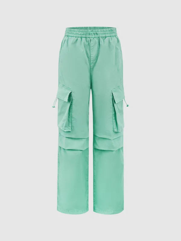 Drawstring Waist Loose Jeans sold by Urban Revivo