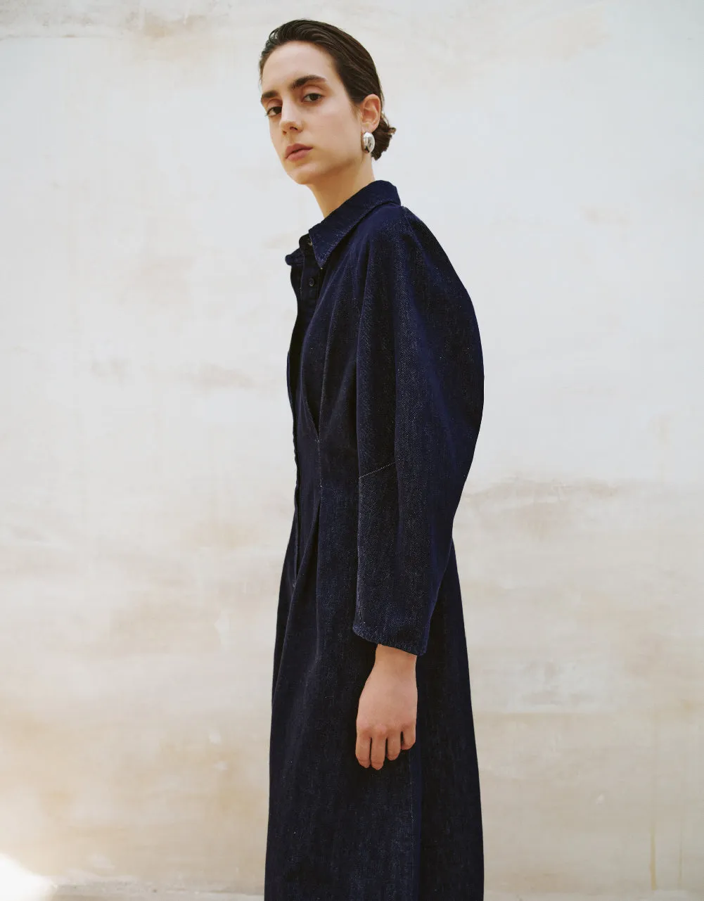 Raglan Sleeve Denim Dress sold by Urban Revivo product image thumbnail 3