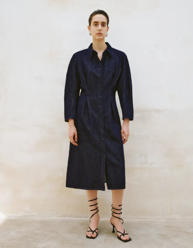 Raglan Sleeve Denim Dress sold by Urban Revivo