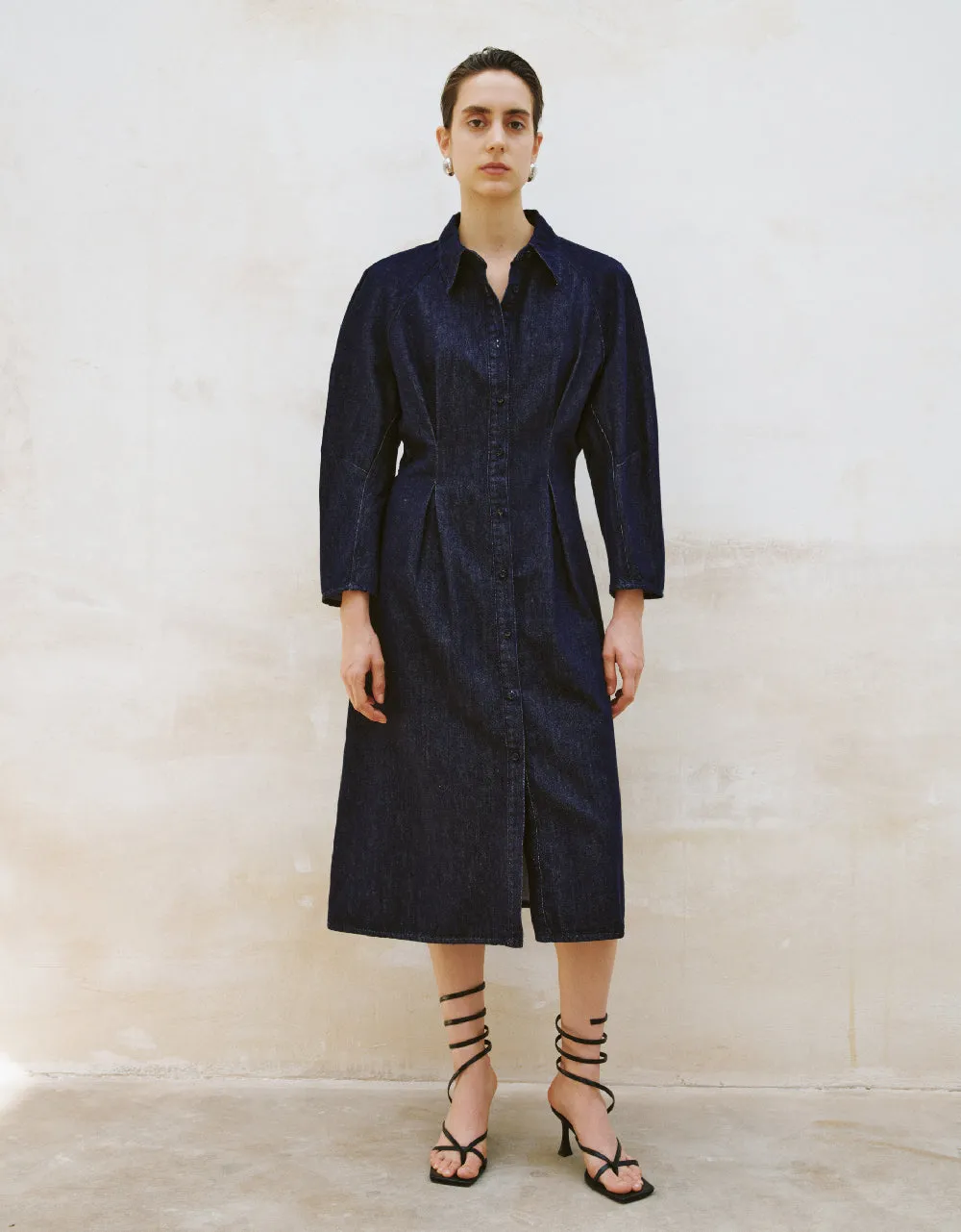 Raglan Sleeve Denim Dress sold by Urban Revivo