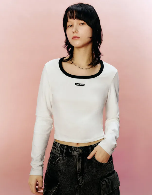 Crew Neck Skinny T-Shirt sold by Urban Revivo