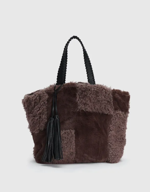 Furry Tote Bag sold by Urban Revivo