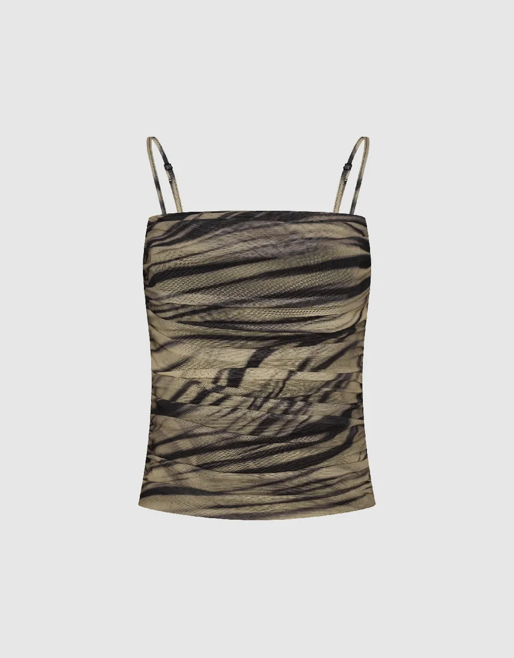 Printed Ruched Cami Top sold by Urban Revivo product image thumbnail 2
