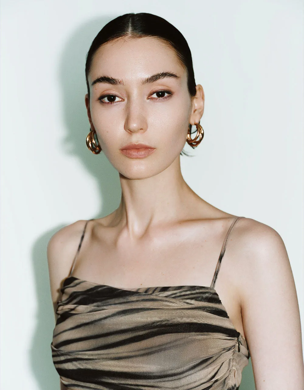 Printed Ruched Cami Top sold by Urban Revivo product image thumbnail 4