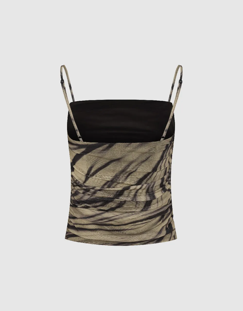 Printed Ruched Cami Top sold by Urban Revivo product image thumbnail 5