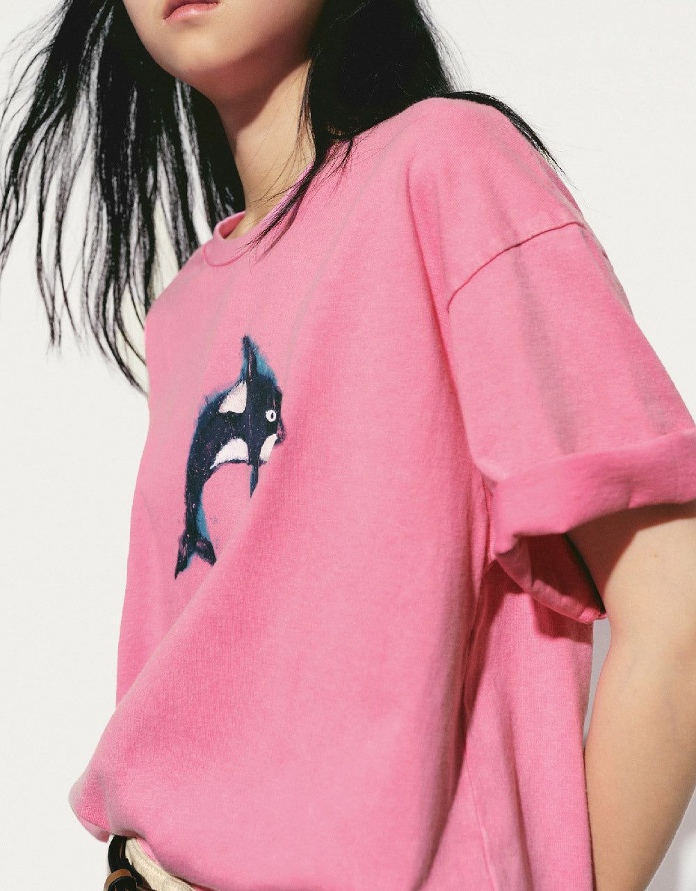 Printed Crew Neck Straight T-Shirt sold by Urban Revivo product image thumbnail 5