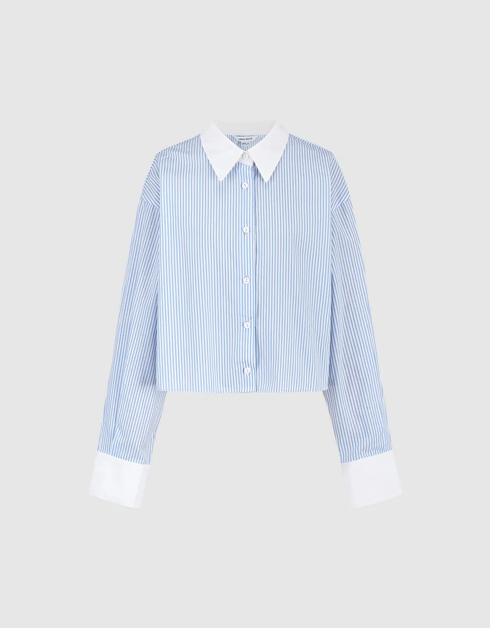 Striped Button Up Straight Shirt sold by Urban Revivo product image thumbnail 2