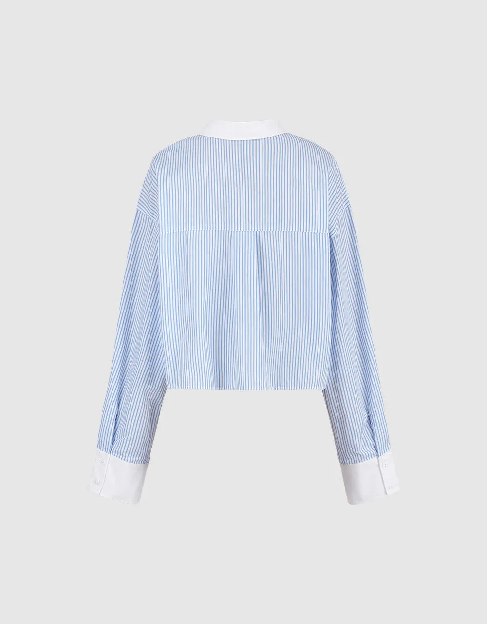 Striped Button Up Straight Shirt sold by Urban Revivo product image thumbnail 5