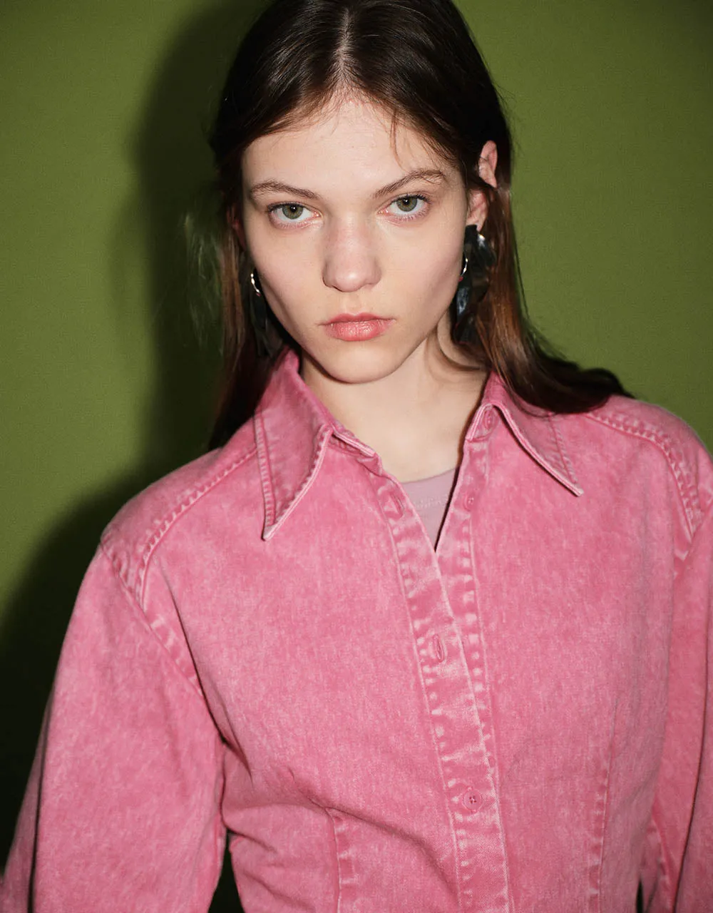 Button Up Loose Shirt sold by Urban Revivo product image thumbnail 4