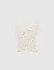 Floral Printed Knitted Cami Top sold by Urban Revivo