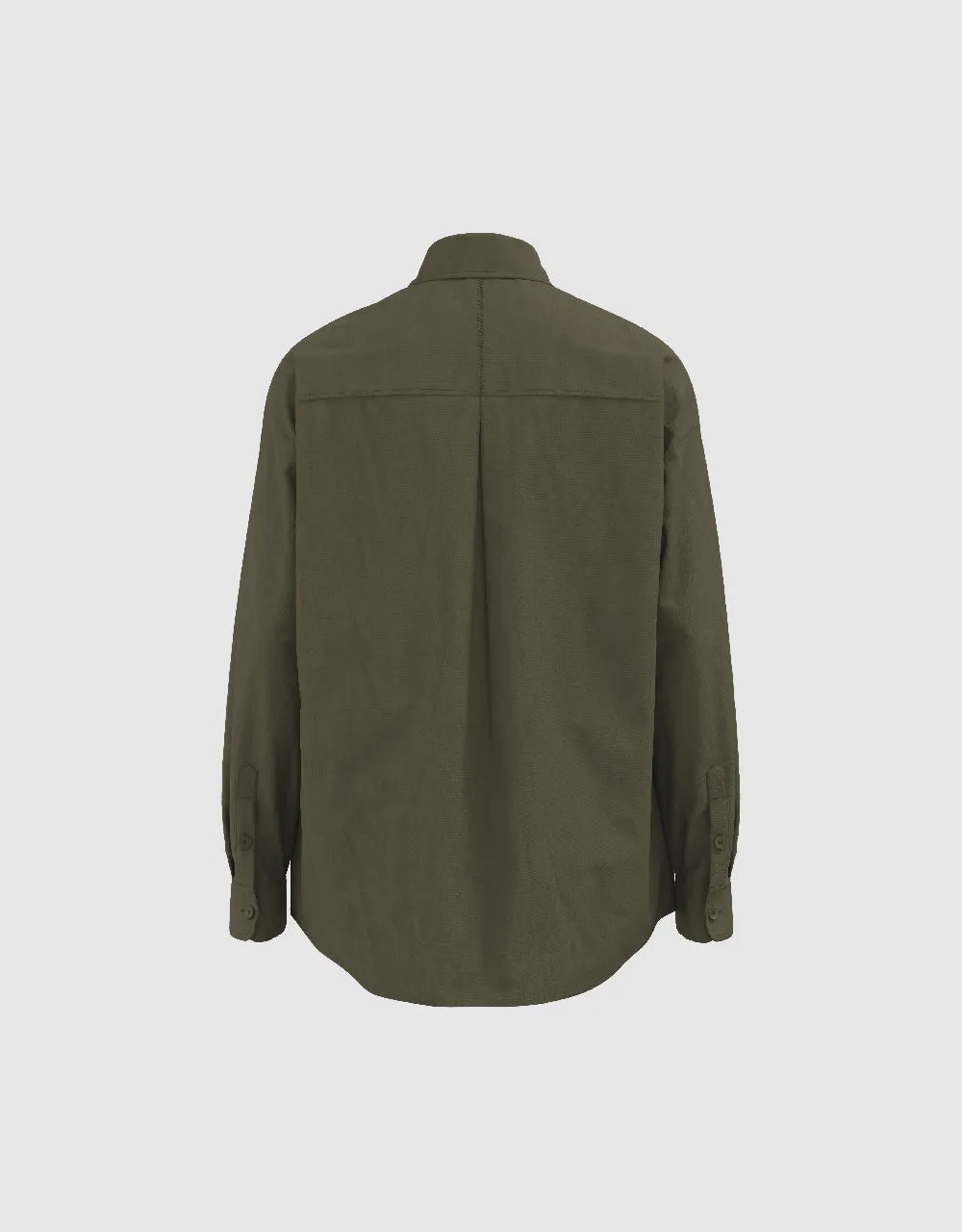 Button Up Straight Shirt sold by Urban Revivo product image thumbnail 5