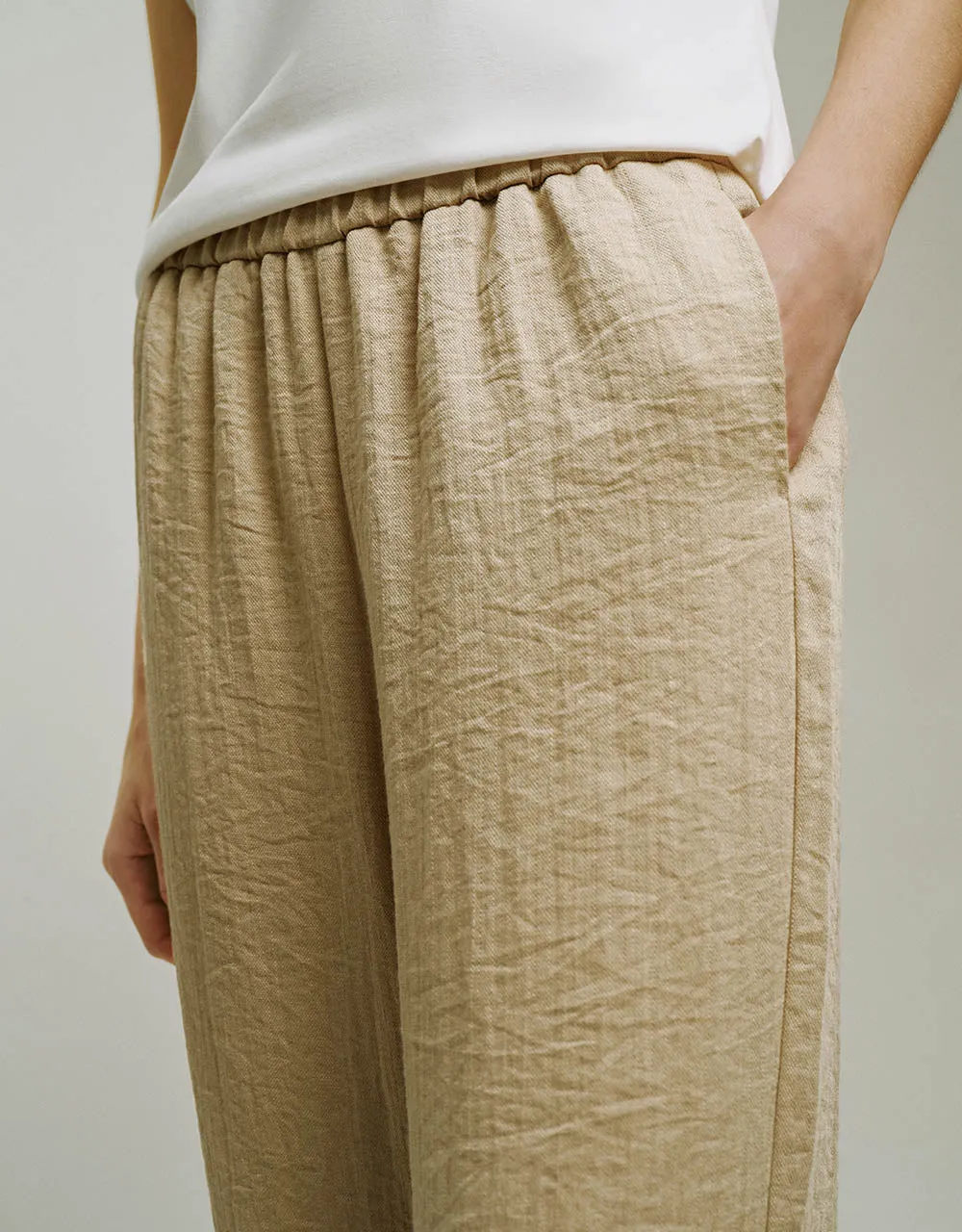 Wide-Leg Pants sold by Urban Revivo product image thumbnail 5
