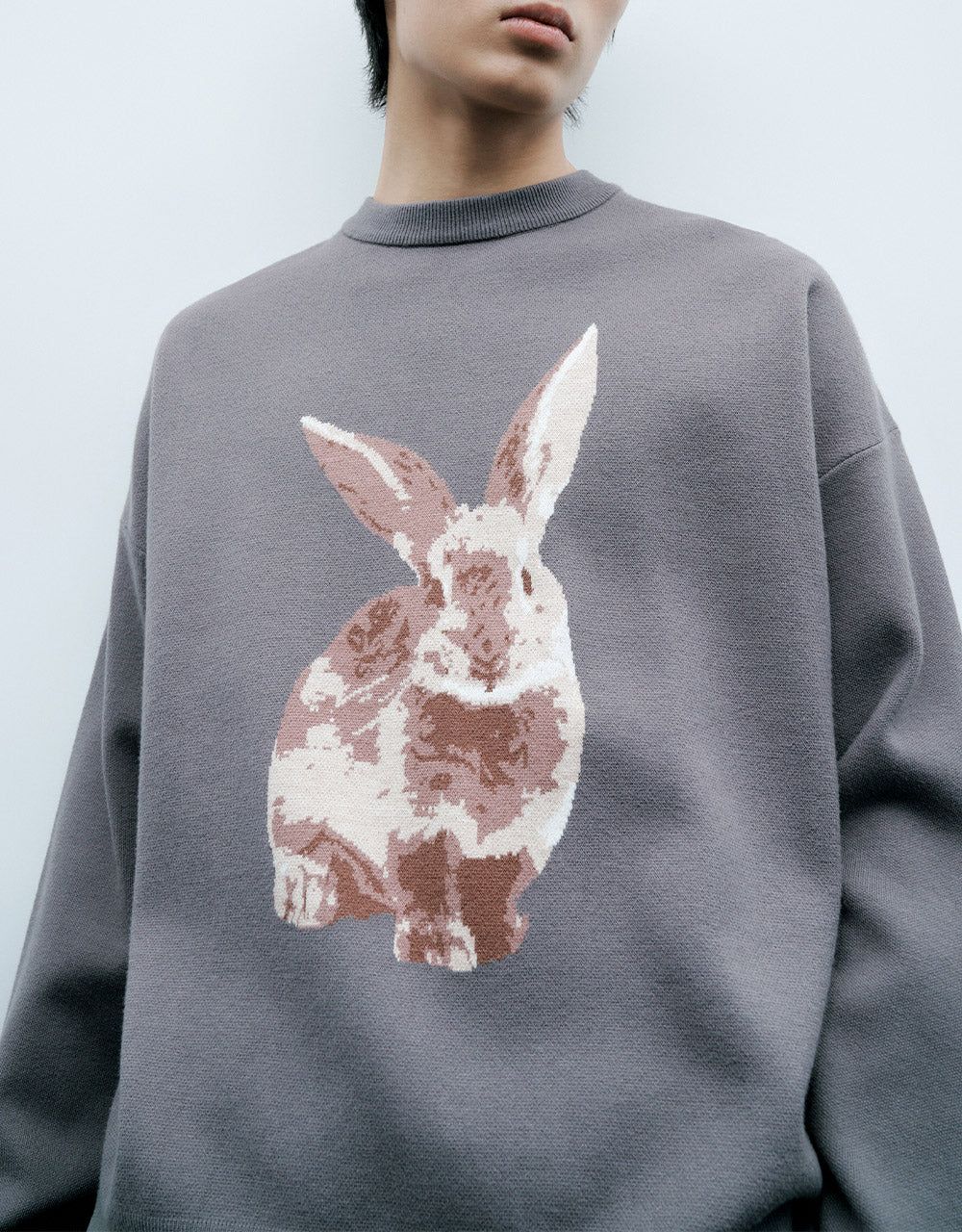 Rabbit Print Sweater sold by Urban Revivo product image thumbnail 5