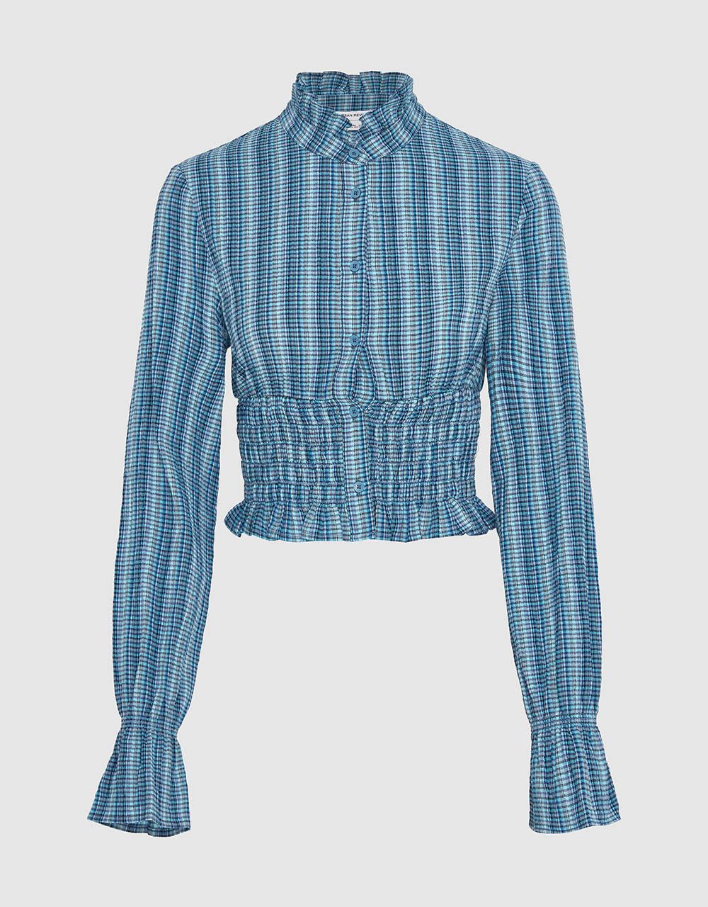 Frill Trim Straight Shirt sold by Urban Revivo product image thumbnail 2