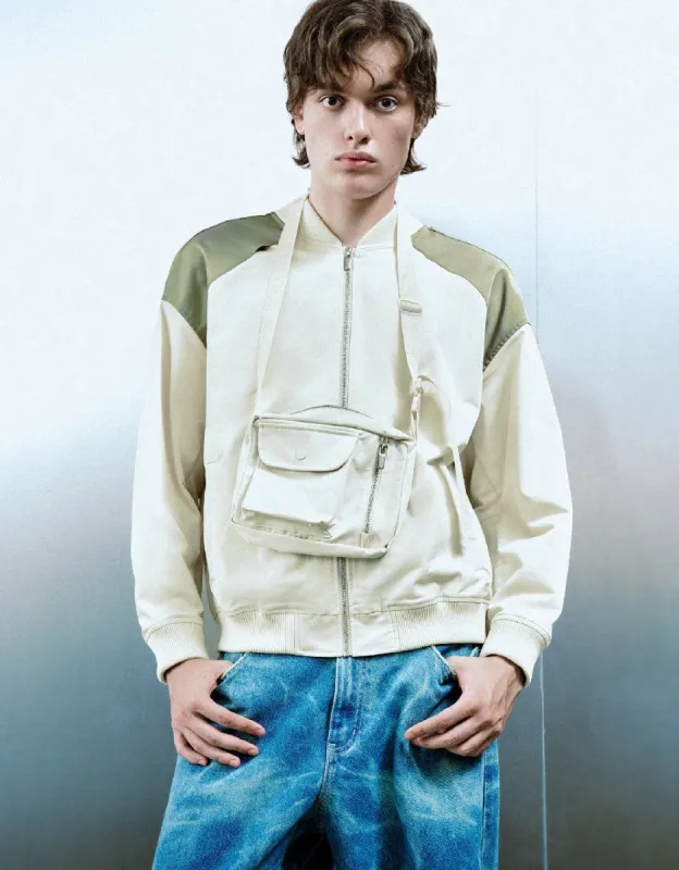 Zipper Front Oversized Jacket sold by Urban Revivo