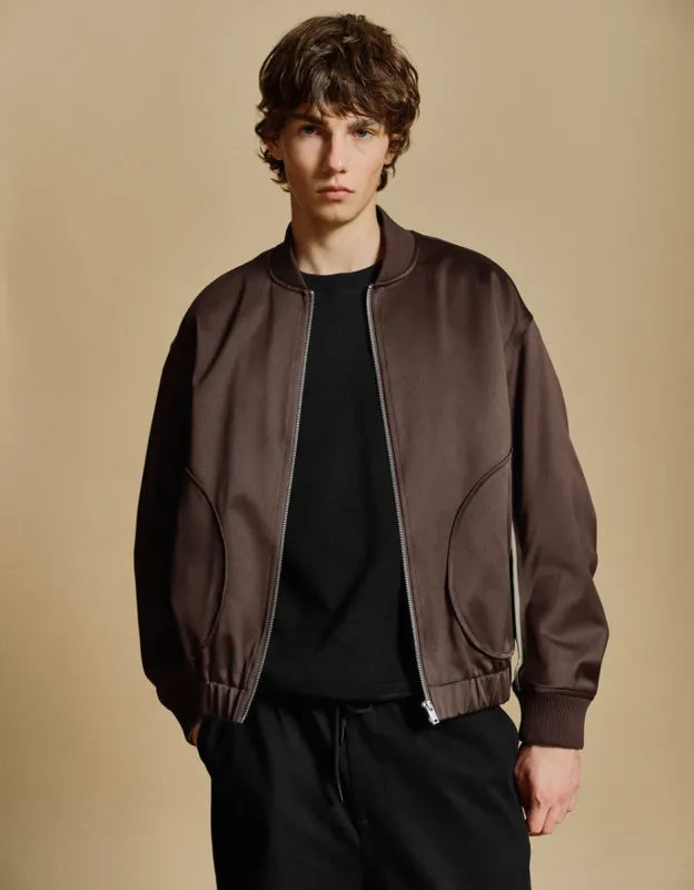 Zipper Front Straight Jacket sold by Urban Revivo