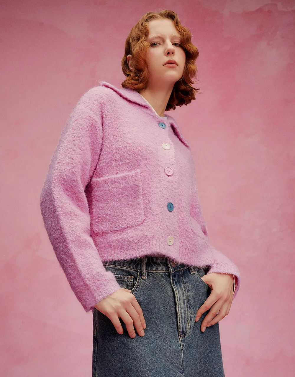 Button Up Knitted Cardigan sold by Urban Revivo