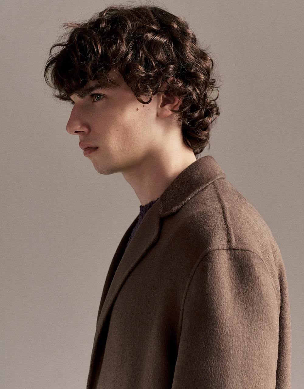 Notch Lapel Longline Woolen Coat sold by Urban Revivo product image thumbnail 5