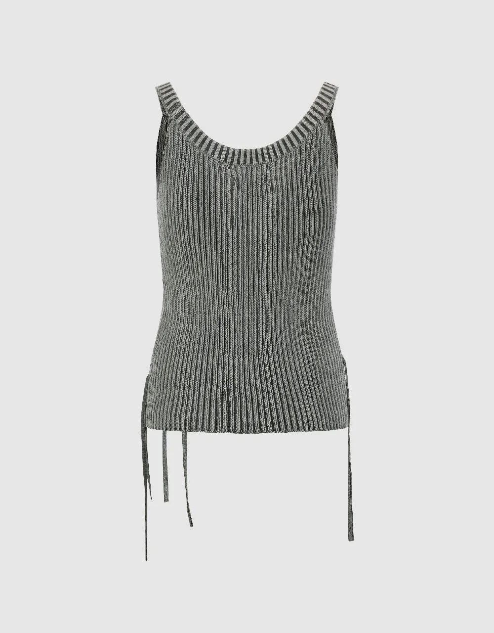 U Neck Knitted Tank Top sold by Urban Revivo product image thumbnail 5