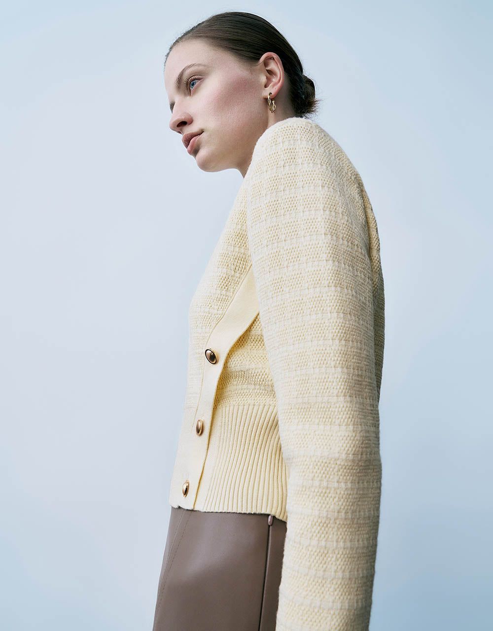 Cropped Crew Neck Sweater sold by Urban Revivo product image thumbnail 5