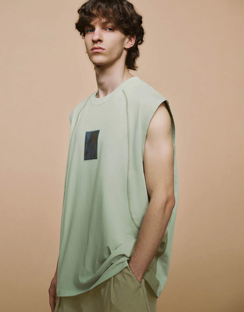 Crew Neck Straight T-Shirt sold by Urban Revivo product image thumbnail 3